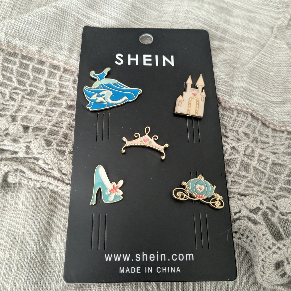 Shein Colorful Enamel Pin Set - Picture 3 of 4
